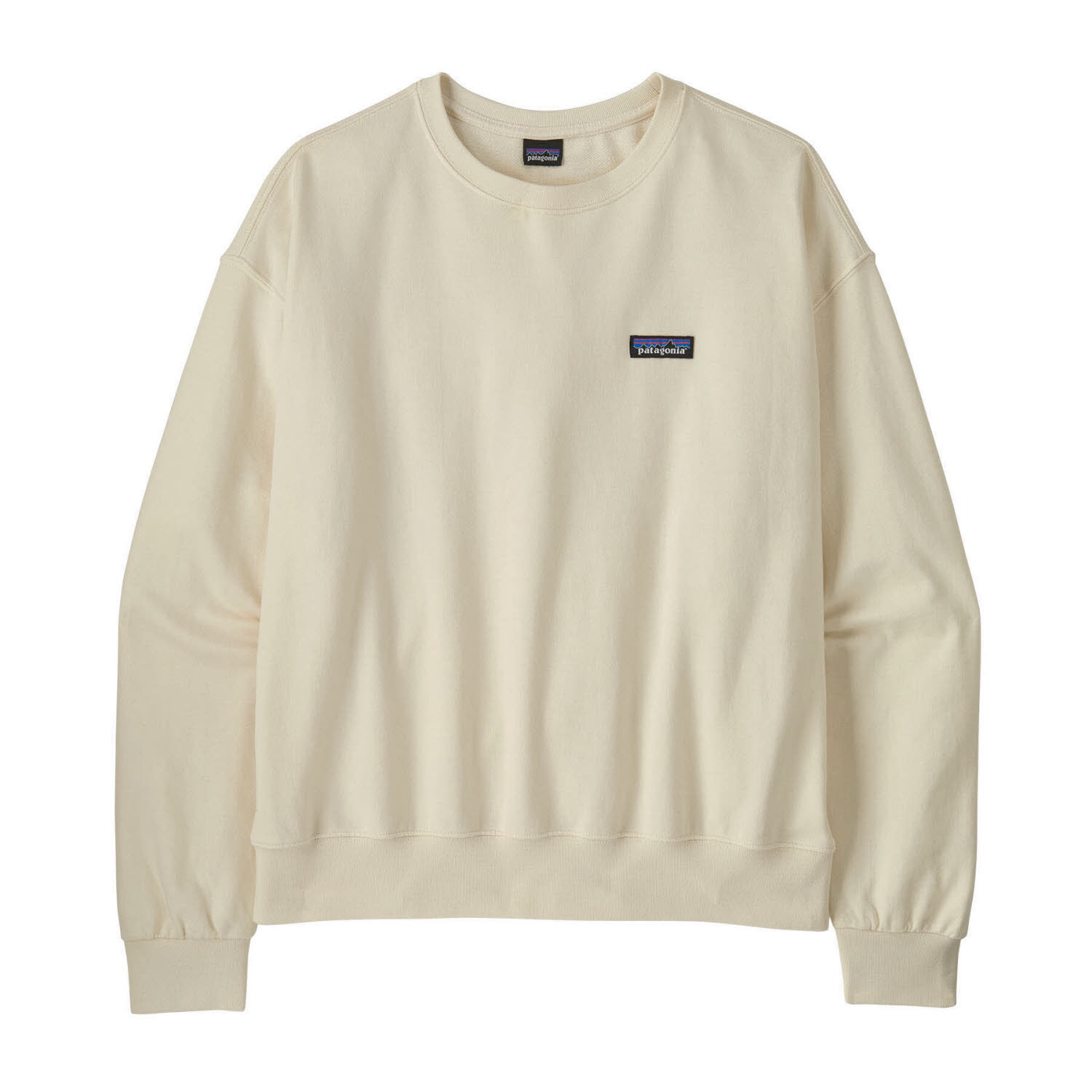 Patagonia Daily Crew Damen Pullover Sweatshirt weiß beige